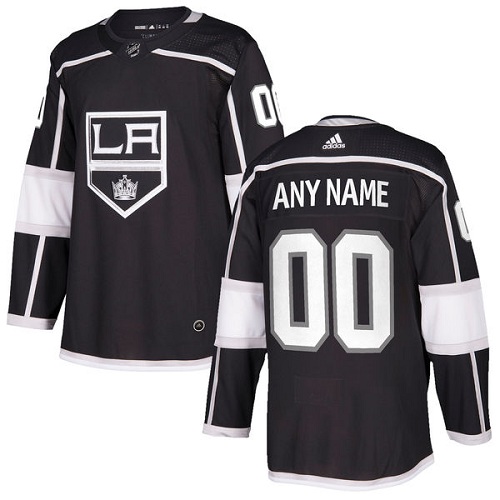 Kinder Los Angeles Kings Eishockey Trikot Benutzerdefinierte Heim Schwarz Authentic